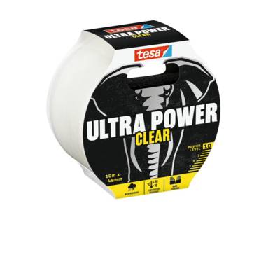 Ruban de réparation ULTRA POWER CLEAR, 48 mm x 10,0 m - TESA