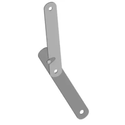 Compas arrêt sans équerre 7554 MONIN - 300 x 20 mm - droite - 531910