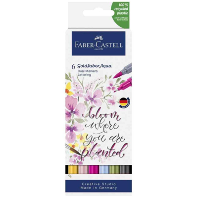 Marqueur aquarelle GOLDFABER, étui Lettering - Faber-Castell