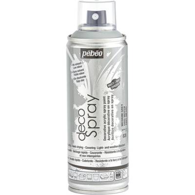 Aérosol 200ml Peinture DécoSpray GRIS MOYEN - PÉBÉO
