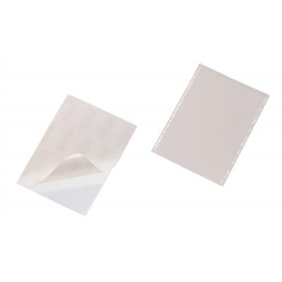 Sachet 25 pochettes adhésives Pocketfix format A5 148x210mm ouverture en haut - DURABLE