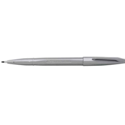 Feutre stylo Sign Pen S 520, gris argenté - Pentel