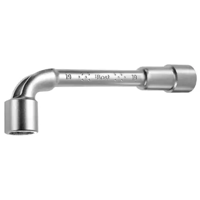 Clé à pipe BOST débouché Ø8 mm - 6 et 12 pans - 693226