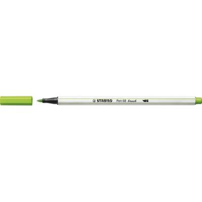 Feutre pointe pinceau Pen 68 brush vert feuille - STABILO
