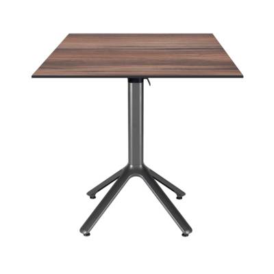 Table rabattable 70x70cm chene montagne - terrasse - RestooTab