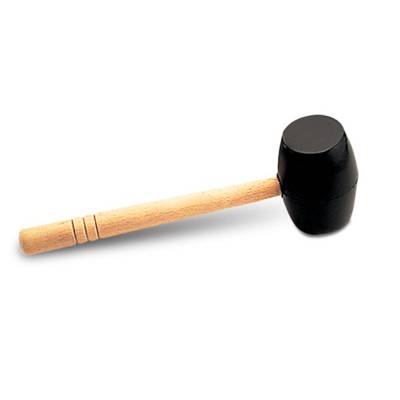 Maillet en caoutchouc noir - 500 gr - Gedimat - RUBI