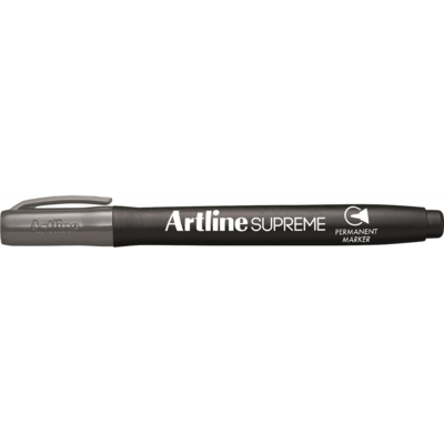 Marqueur "Supreme EPF-700" permanent indélébile pointe conique 1 mm gris - Artline
