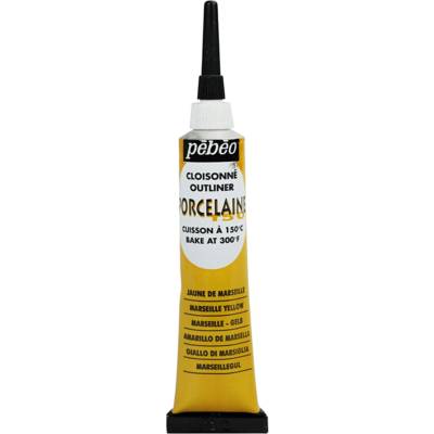 Tube 20 ml Peinture Cloisonné P150 Porcelaine Jaune de marseille - PÉBÉO