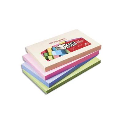 Bloc de 100 notes repositionnables 76x127mm - PERGAMY