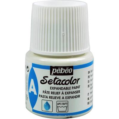 Flacon 45ml Setacolor Auxiliaire textile Pâte à relief à expanser - PÉBÉO