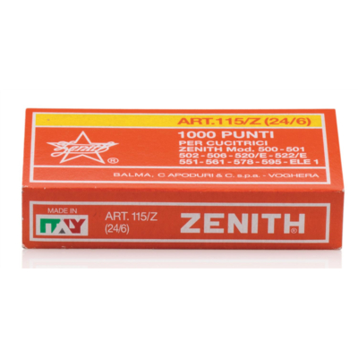 Boîte de 1.000 agrafes 24/6 - ZENITH
