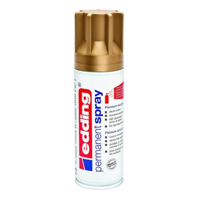 Spray Peinture Permanente 200ml Or, pour extérieur et intérieur - EDDING