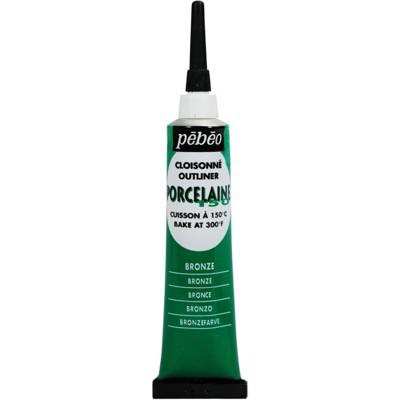 Tube 20ml Peinture Acrylique P150 Outliner Cloisonné BRONZE - PÉBÉO