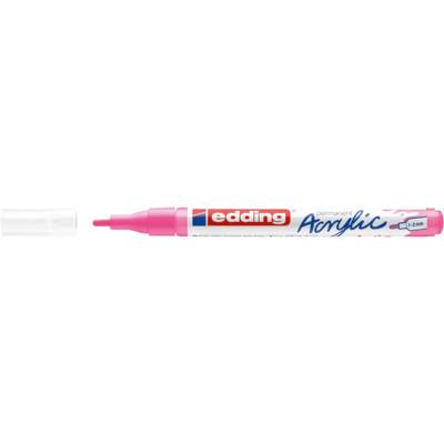 Marqueur acrylique fin 5300 rose fluOrescent 1-2 mm - EDDING