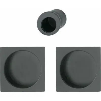 Set coulissant 4921 Set5 aveugle noir pour épaisseur de porte 35 mm - HOPPE - 11699310