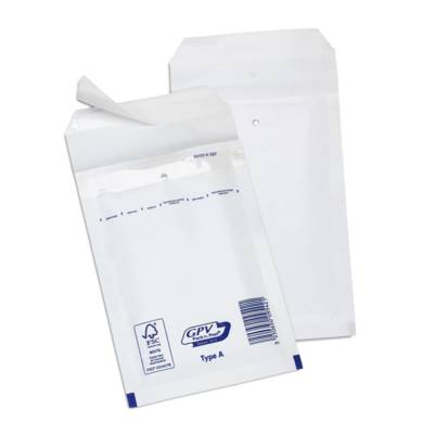 Paquet de 10 pochettes bulles d'air A 75 g/m² bande de protection - GPV