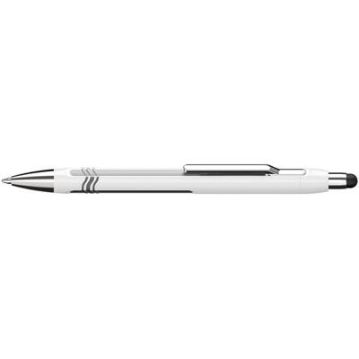 Stylo à bille Epsilon Touch blanc-argent Pointe Extra Large Bleu - SCHNEIDER