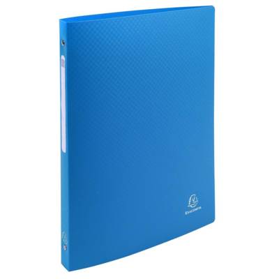 Classeur souple 4 anneaux dos 20 mm A4 bleu - EXACOMPTA