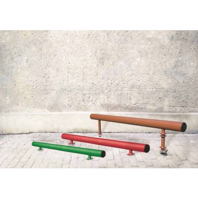 Butée de parking L 150 cm - Chasse-roue collectivités coloris variable