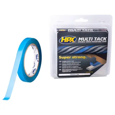 Ruban adhésif HPX double-face - Spécial profilés LED - 12 mm x 5 m - PA1205