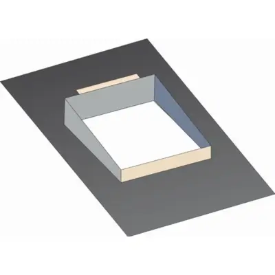 Embase d'étanchéité ardoise pente 86 à 100% POUJOULAT - EBA100006 - CHEMINEES POUJOULAT