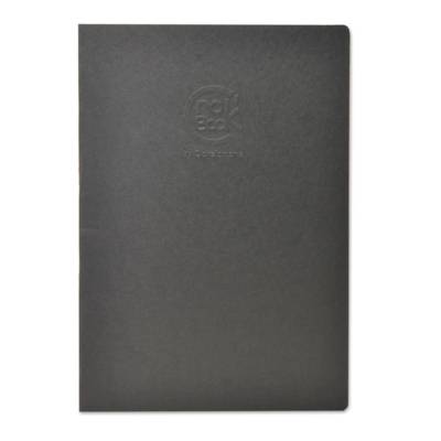 Cahier Piqué Crok'Book - 24 Feuilles Dessin Blanc 17x22 cm 90g - Portrait - Noire - CLAIREFONTAINE