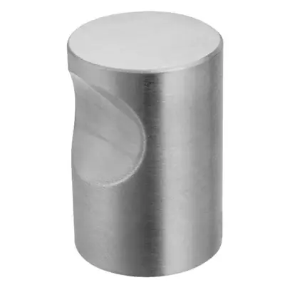 Bouton à encoche Ø20 x 25 mm DESIGN MAT Inox brossé - DM016.IN.20.5 - DESIGN-MAT