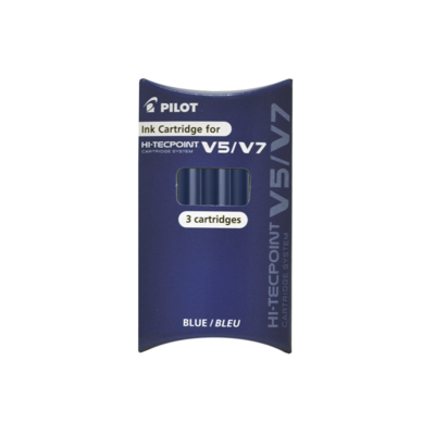 Set 3 Cartouches V5/7 Rechargeable Bleu - PILOT