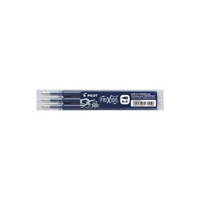 Lot de 3 Recharges BLS-FR5 FriXion Ball Clicker 0,5 bleu noir - PILOT