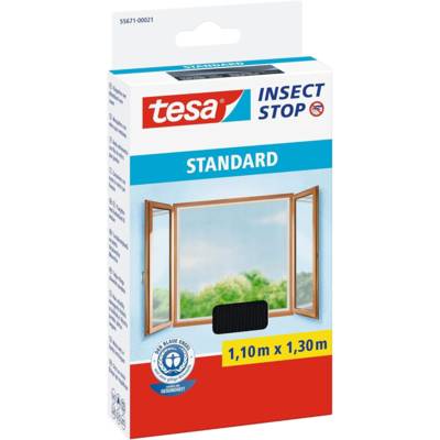 Moustiquaire Insect Stop Standard pour Fenêtre 1,10 x 1,30 m Anthracite - TESA