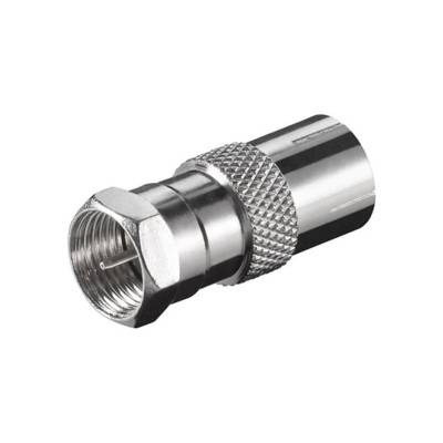 Adaptateur Sat F Mâle - IEC/Coaxial Femelle - GOOBAY