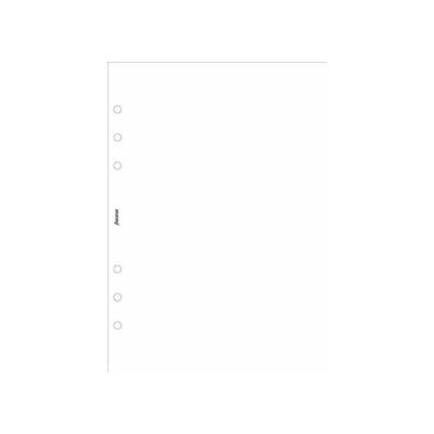 Recharge format A5 feuilles de notes unies Blanc - FILOFAX