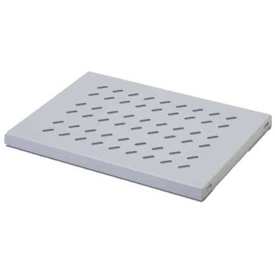 Etagère pour baies réseau, profondeur 345 mm, 1 U Gris Lumière - DIGITUS