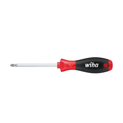 Tournevis 313 Pro SoftFinish Pozidriv 1 WIHA - Lame ronde 1 x 80 mm - 00770