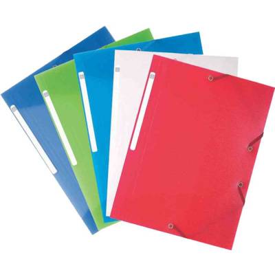 Chemise à élastiques PP A4 Chromaline coloris Translucide Aléatoire - EXACOMPTA