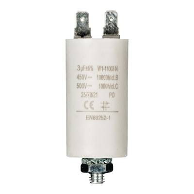 Condensateur 3.0uf / 450 v + Aarde - GÉNÉRIQUE