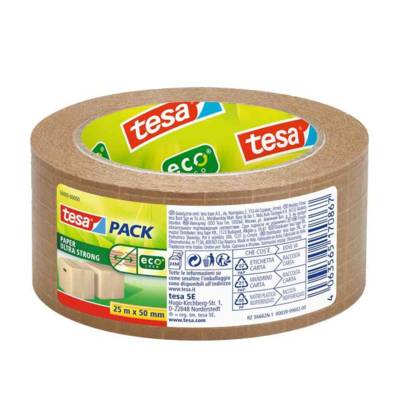Pack Ruban adhésif d'emballage PAPER ULTRA STRONG - TESA