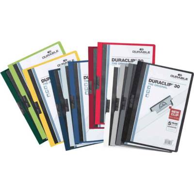 Lot de 25 chemises à clip DURACLIP ORIGINAL 30, format A4, - DURABLE