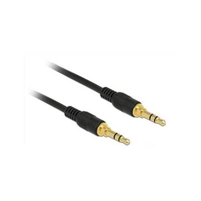 Câble Audio Jack 3,5 mm Noir M/M 2 m Noir - DELOCK