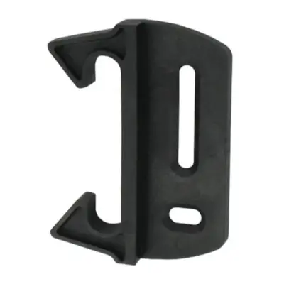 Gâche plate en feuillure pour serrure Modulox à pêne levant - noir - TIRARD et BURGAUD - GB592050CU