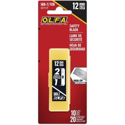 Etui de 10 lames 12,5 mm SKB-7/10P Pour Cutter Sécurité SK7 Rétractable - OLFA