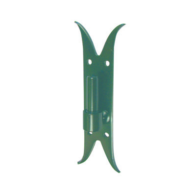 Gond sur platine queue de carpe double protection noir Ø14 mm - 40 x 220 mm - Gedimat - AFBAT
