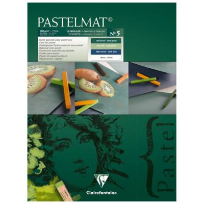 Bloc Pastelmat n°5 12 feuilles 30x40cm - CLAIREFONTAINE