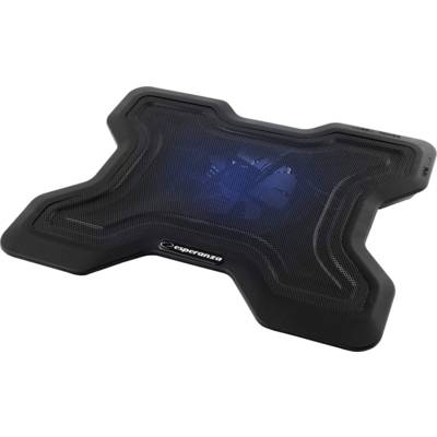 Support Ventilateur CHINOOK EA109 pour PC Portable 15,6" Led Bleu - ESPERANZA
