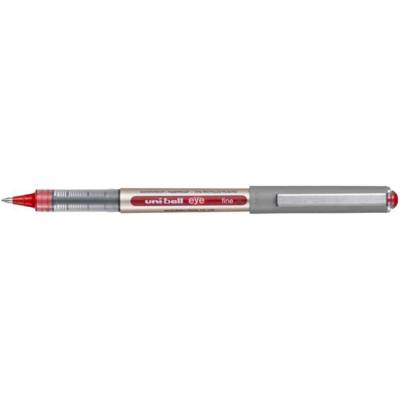 Stylo Roller Encre Liquide Recyclé UB157E Pointe Moyenne Rouge - UNI-BALL