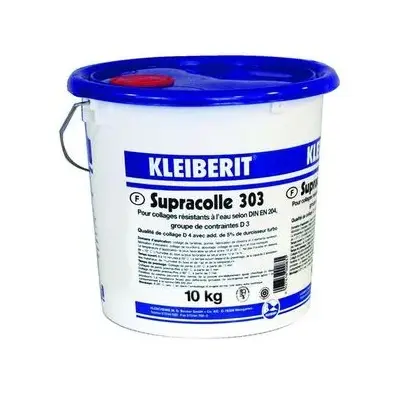 Colle vinylique D3/D4 KLEIBERIT 303.0 - seau 10kg - 303.0.1006 - KLEIBERIT CHIMIE SARL