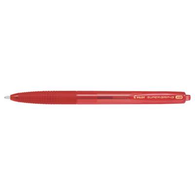 Stylo à Bille Rétractable SUPER GRIP G Pointe Extra Large Rouge - PILOT