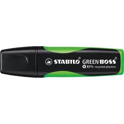 Surligneur GREEN BOSS Pointe Biseautée 2-5 mm Vert - STABILO