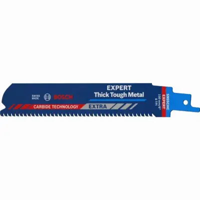 Lame scie sabre carbure Expert métal S955CHC 150 mm BOSCH - 3 pièces - 2608900366