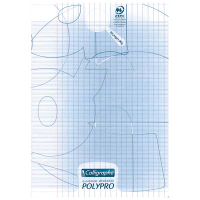Cahier piqué POLYPRO 17x22 cm 96 p séyès 90g Incolore - CLAIREFONTAINE